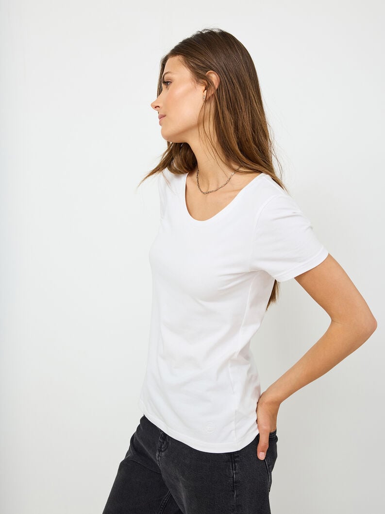 Tamaris T-shirt - Weiß