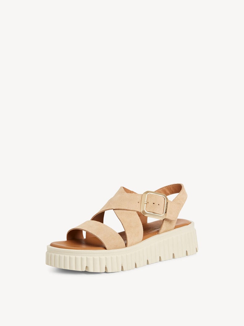 Tamaris Ledersandalette - Beige