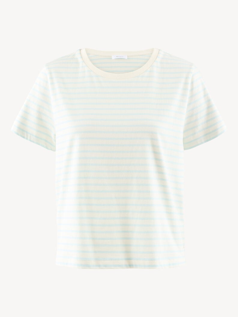 Tamaris Cropped T-shirt - Blau