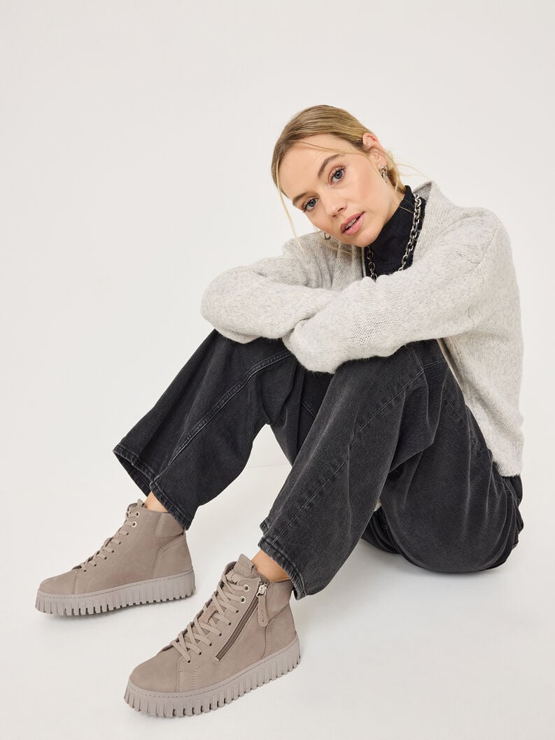 Tamaris Lederstiefelette - Grau