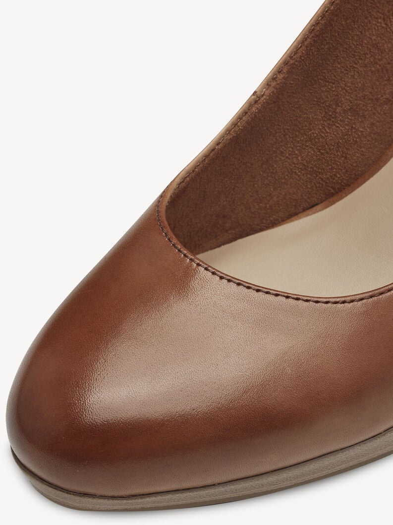 Tamaris Lederpumps - Braun
