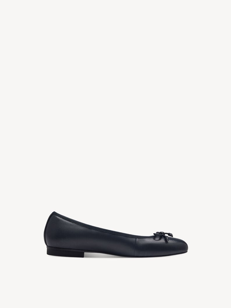 Tamaris Lederballerina - Blau