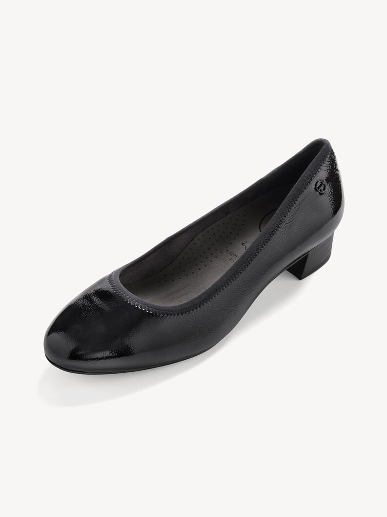 Tamaris Lederpumps - Schwarz