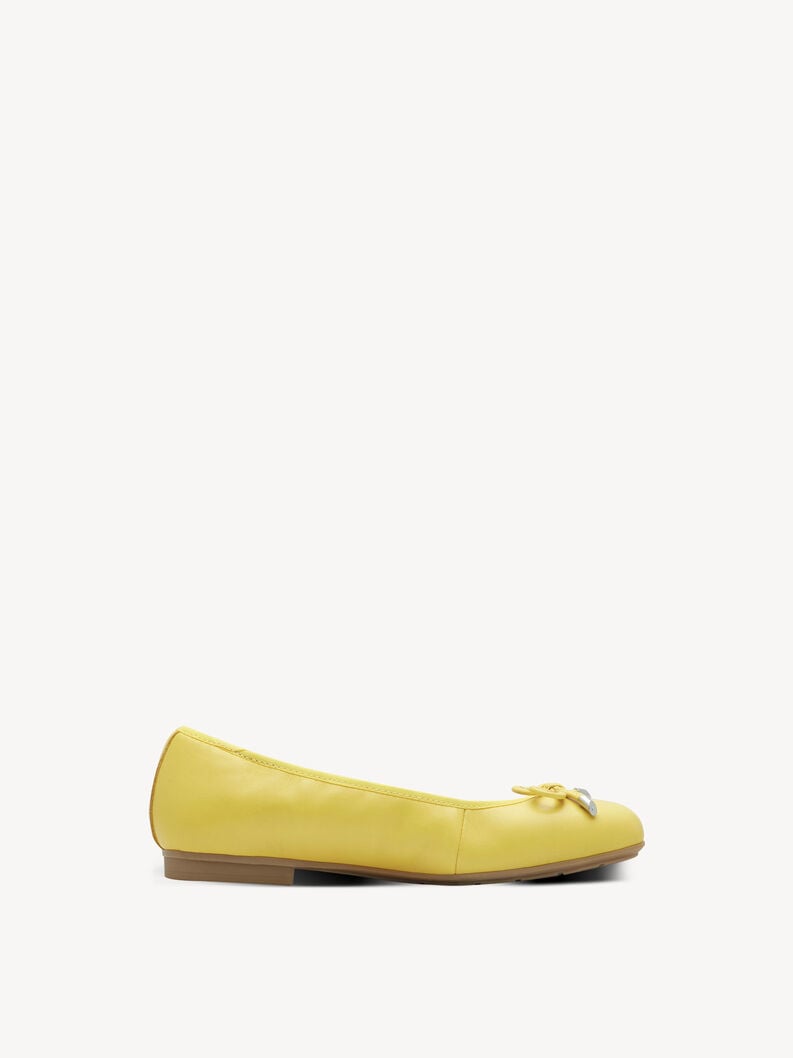 Tamaris Lederballerina - Gelb