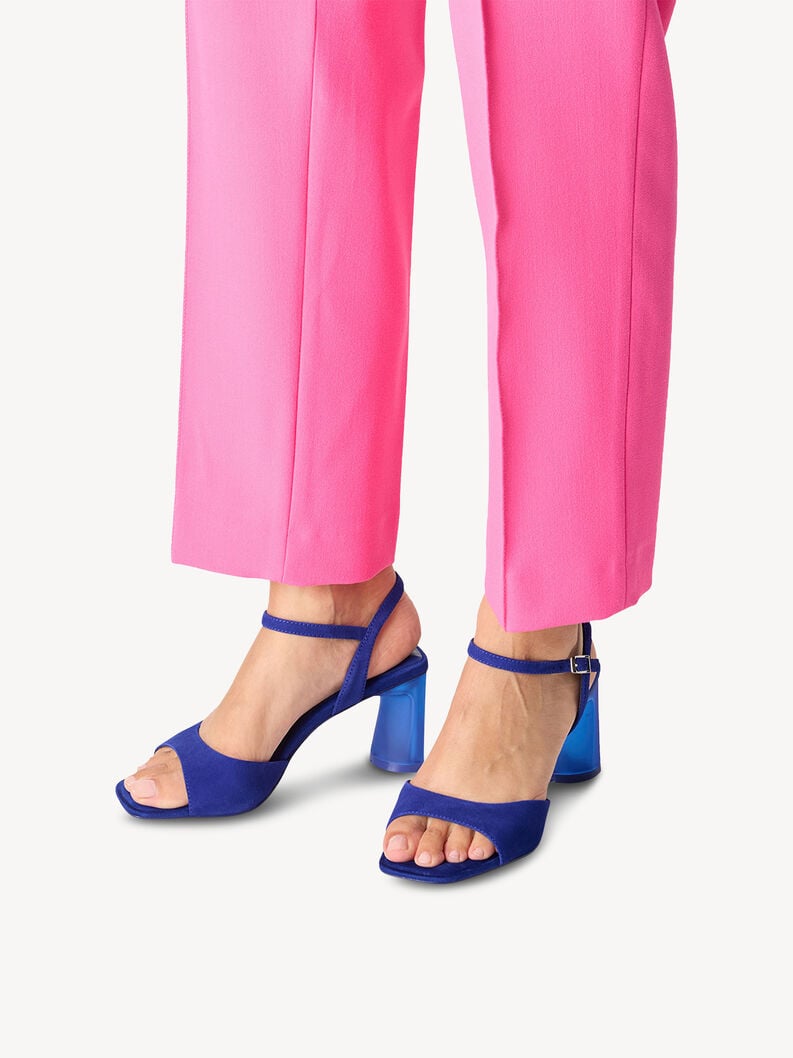 Tamaris Ledersandalette - Blau