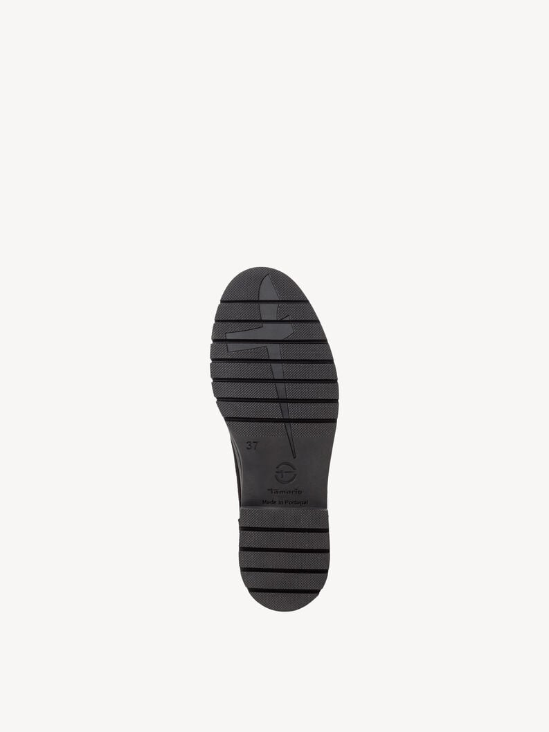 Tamaris Lederstiefelette - Schwarz Warmfutter
