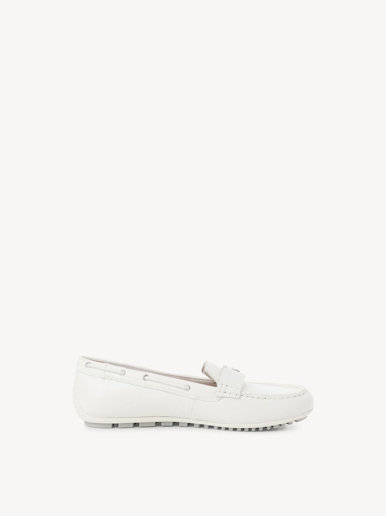 Tamaris Ledermoccassin - Weiß