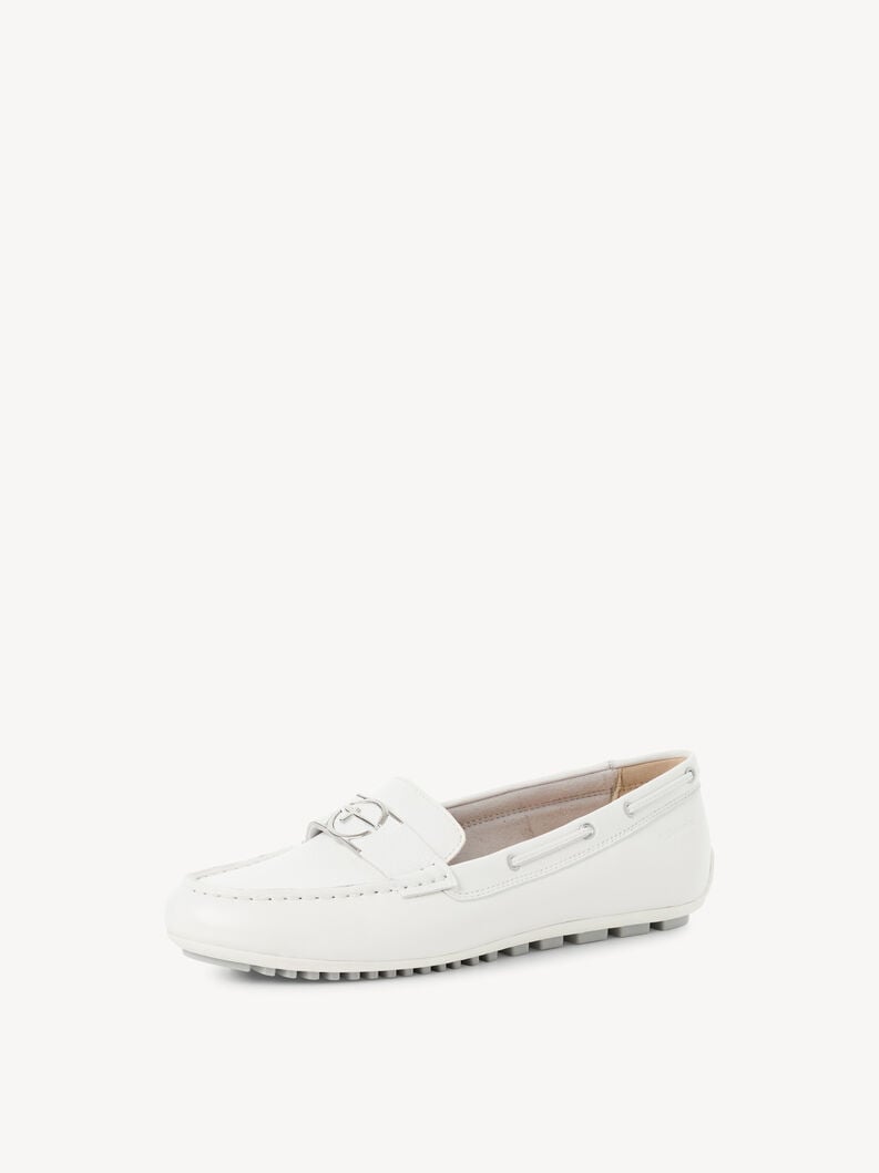 Tamaris Ledermoccassin - Weiß
