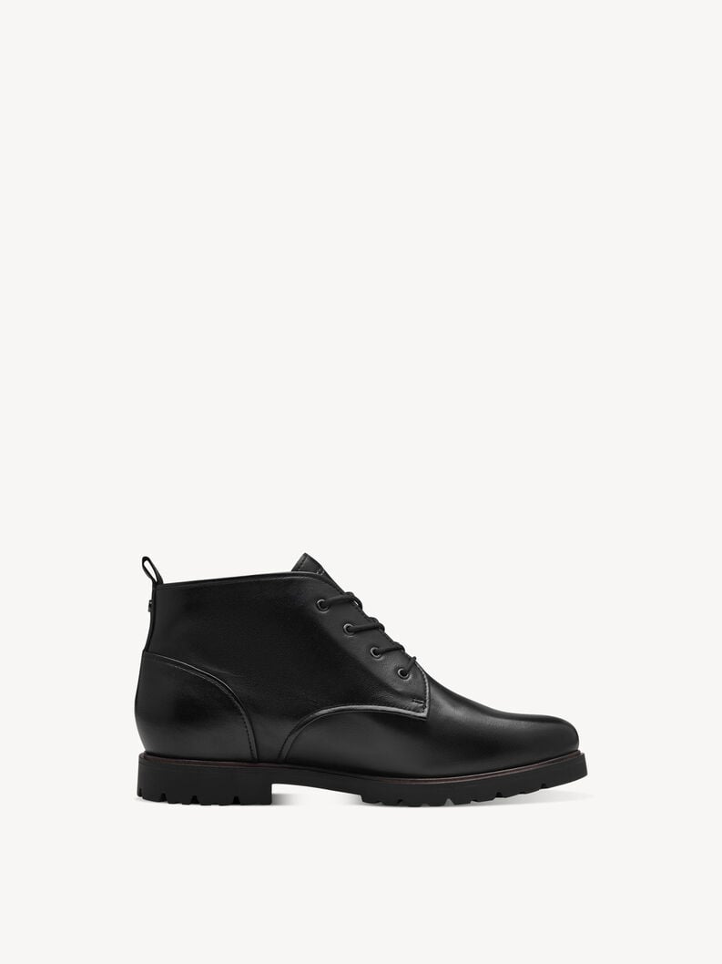 Tamaris Lederstiefelette - Schwarz