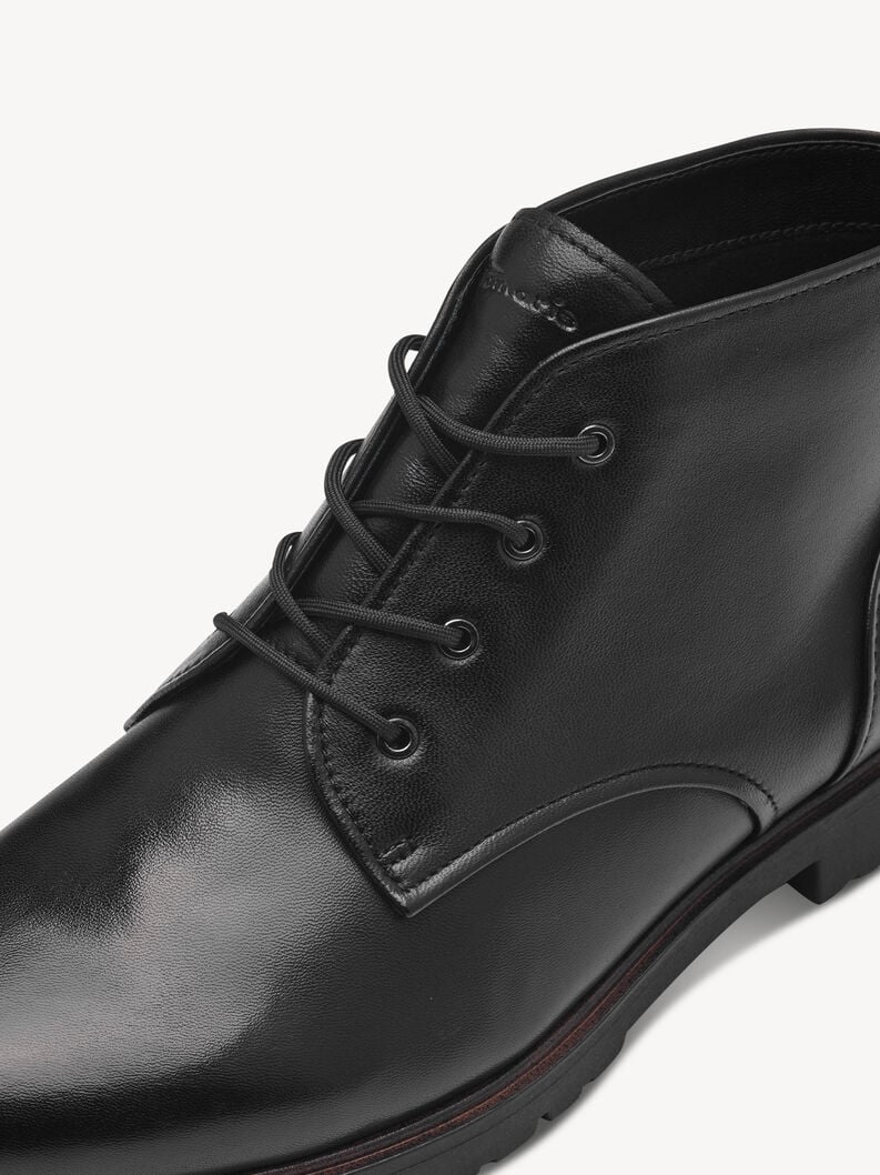 Tamaris Lederstiefelette - Schwarz