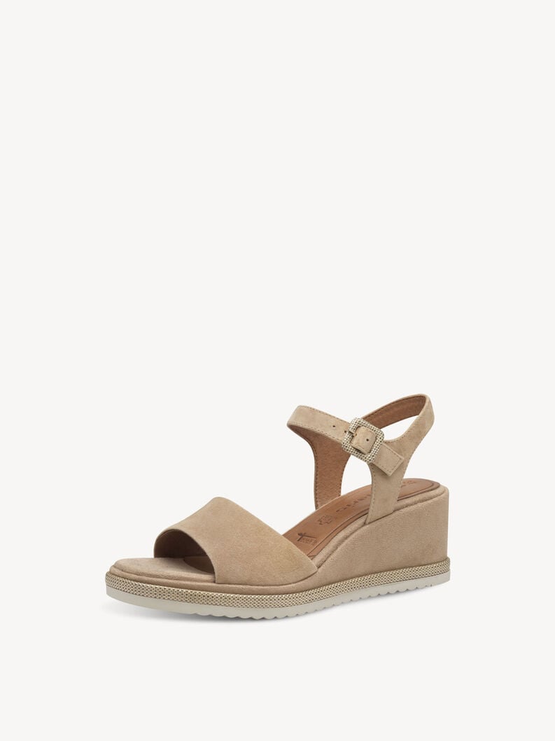 Tamaris Ledersandalette - Braun