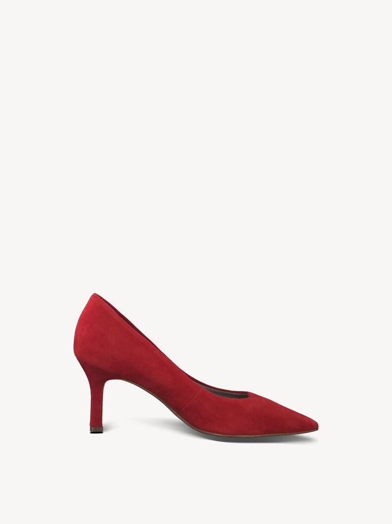 Tamaris Lederpumps - Rot