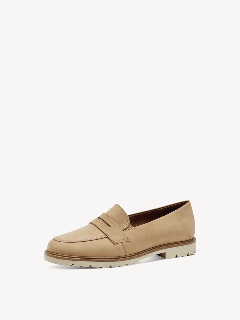 Tamaris Lederslipper - Braun