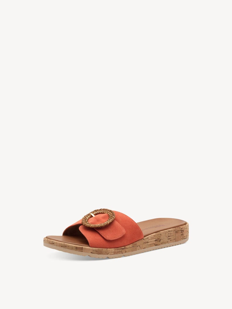 Tamaris Lederpantolette - Orange