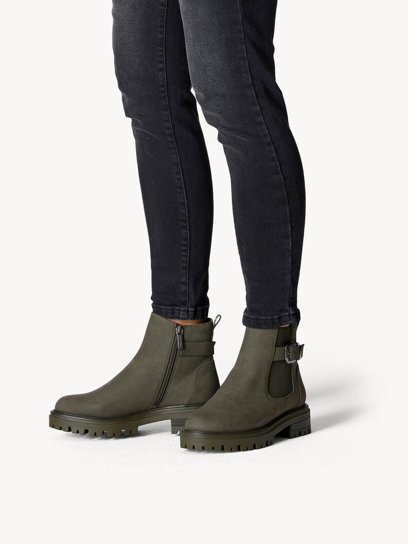 Tamaris Stiefelette - Grün