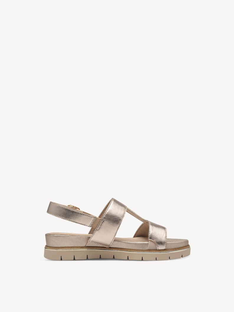Tamaris Ledersandalette - Gold