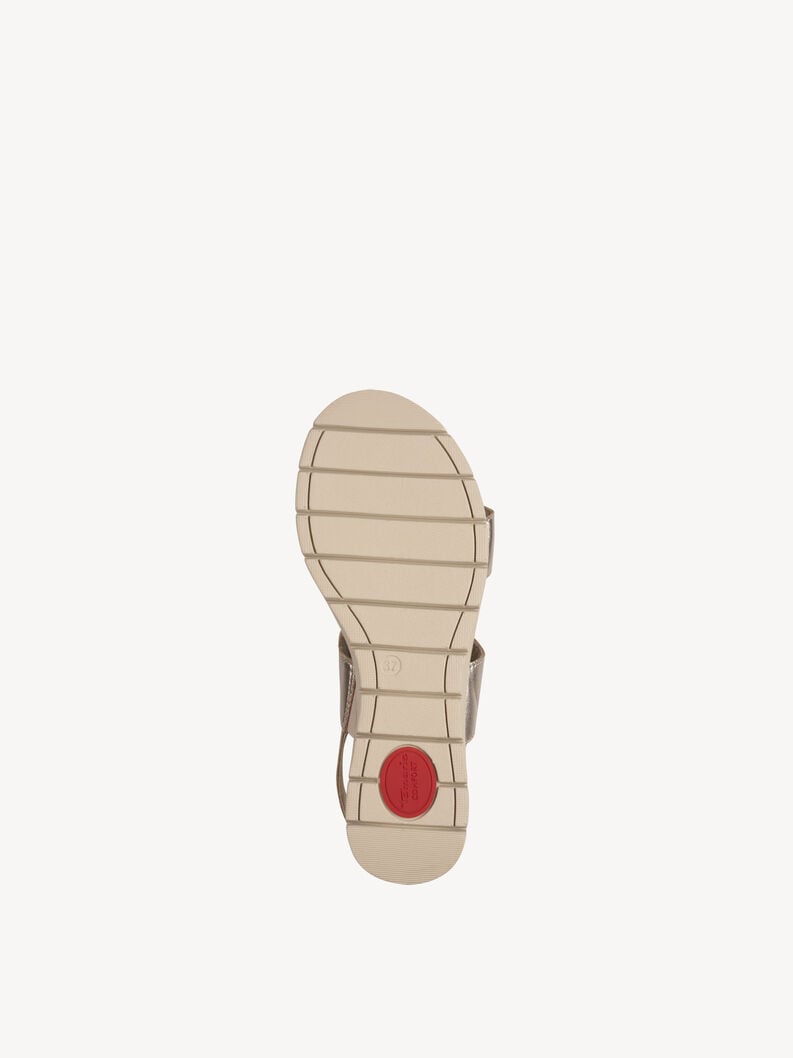 Tamaris Ledersandalette - Gold