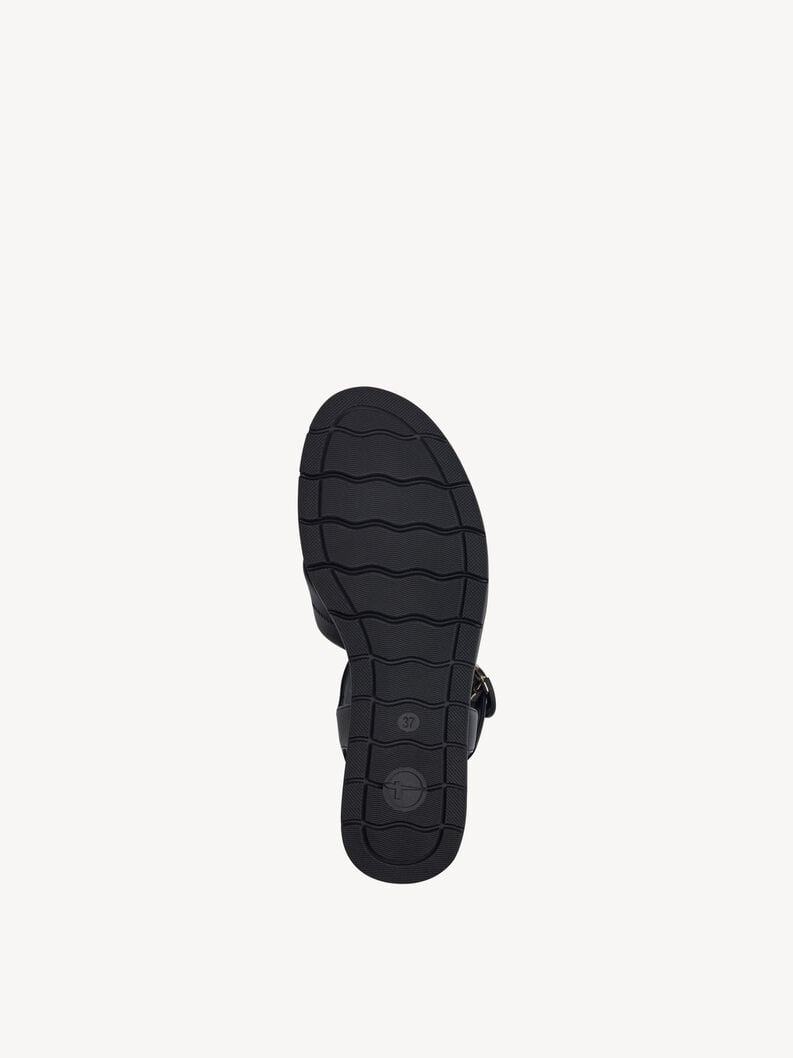 Tamaris Ledersandalette - Schwarz