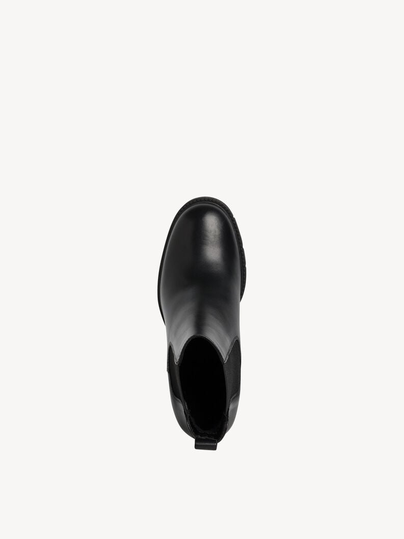 Tamaris Leder Chelsea Boot - Schwarz