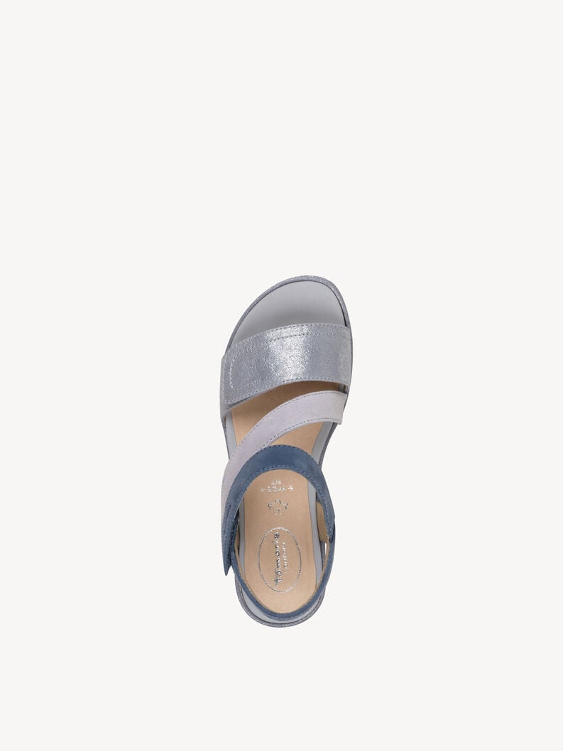 Tamaris Ledersandalette - Blau