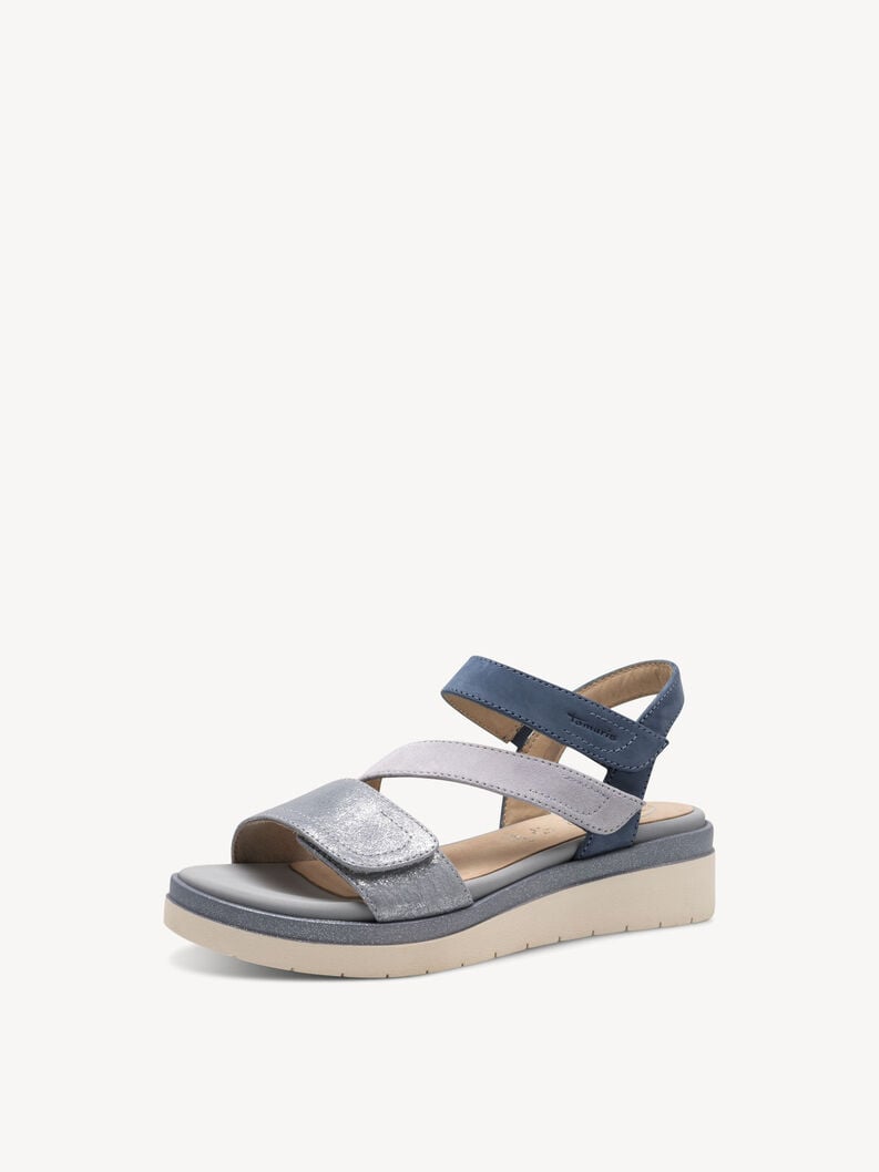 Tamaris Ledersandalette - Blau