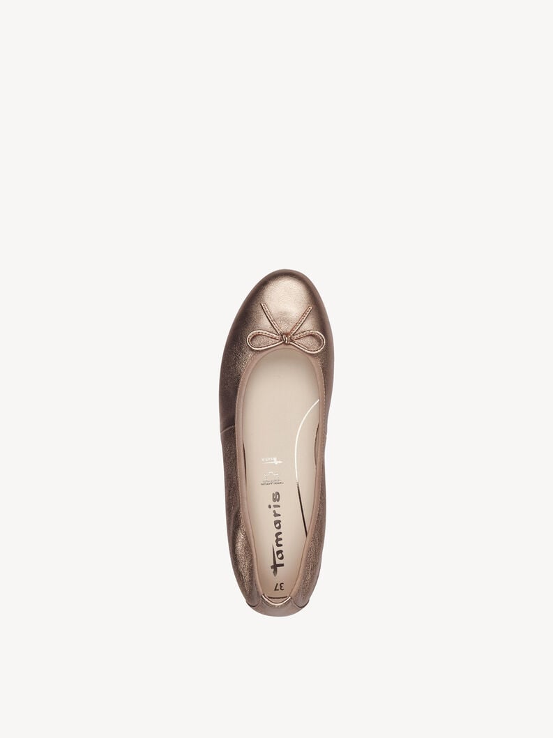 Tamaris Lederballerina - Metallic