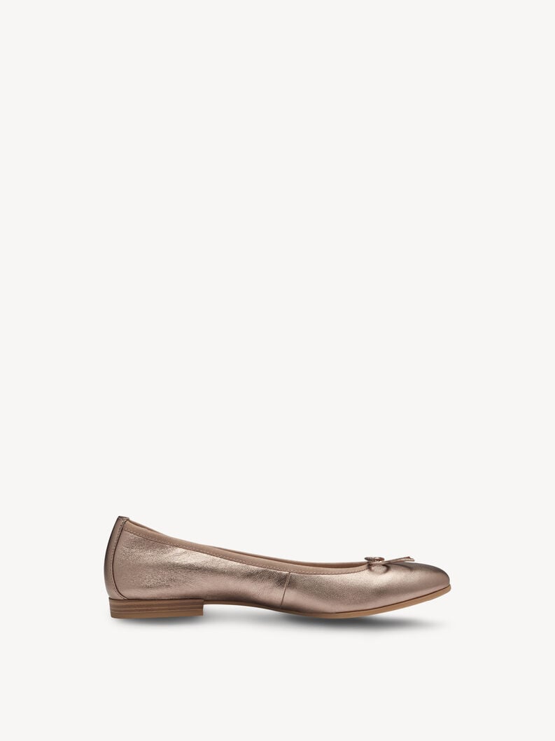 Tamaris Lederballerina - Metallic