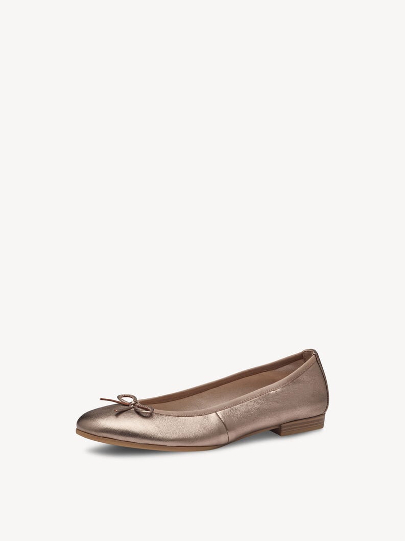 Tamaris Lederballerina - Metallic