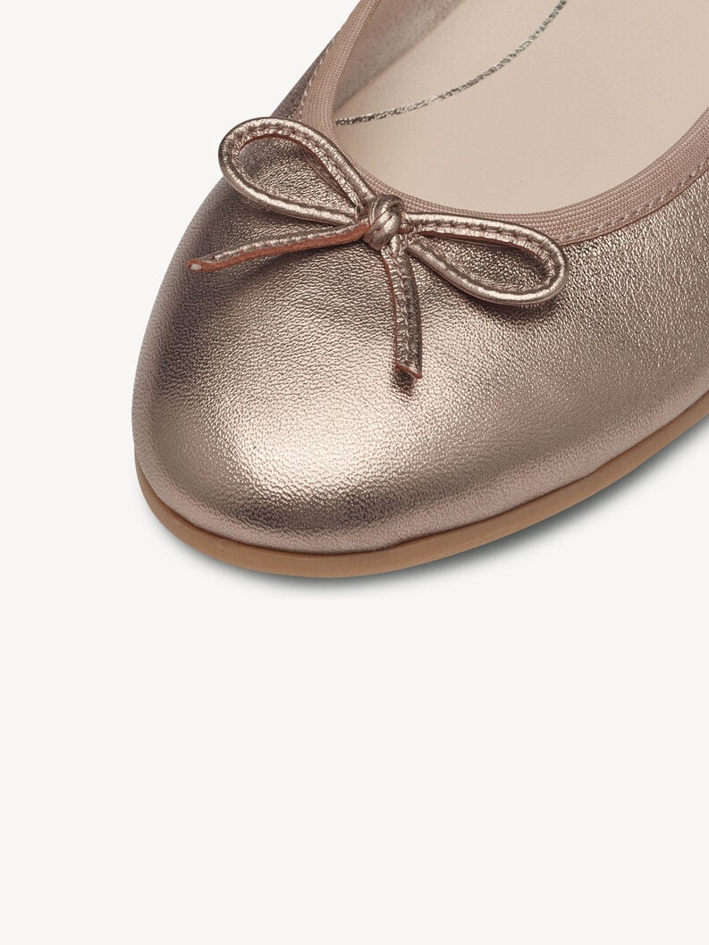 Tamaris Lederballerina - Metallic