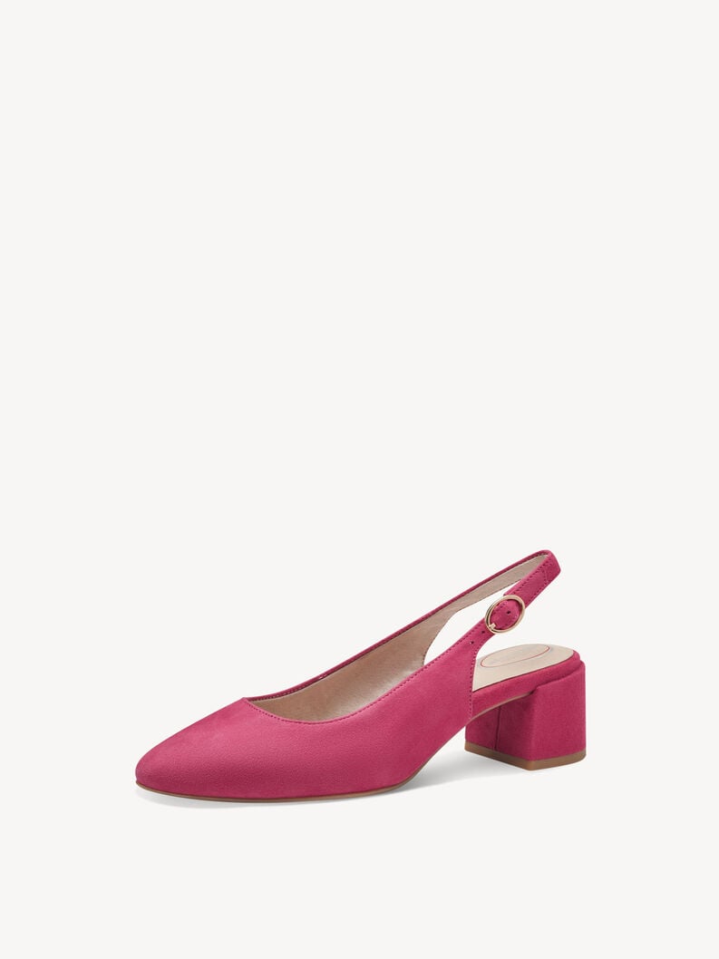 Tamaris Lederslingpumps - Pink