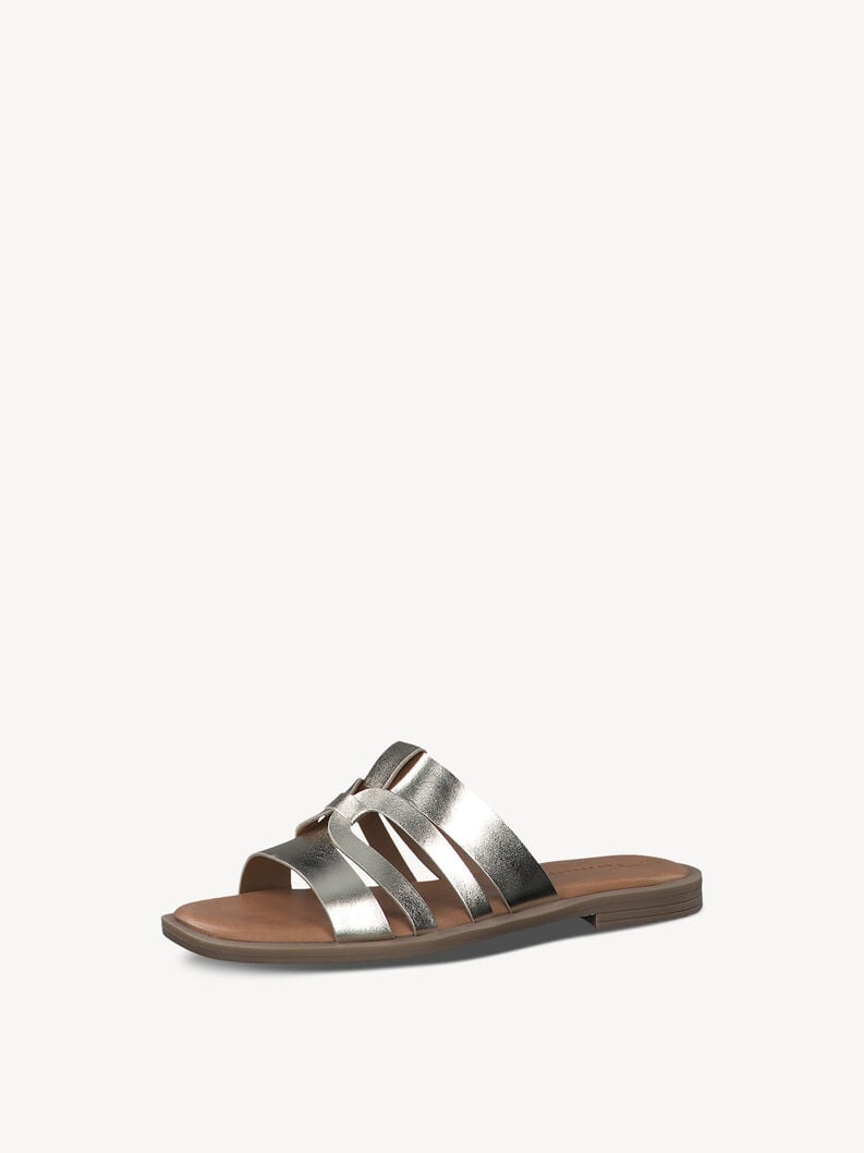Tamaris Lederpantolette - Gold