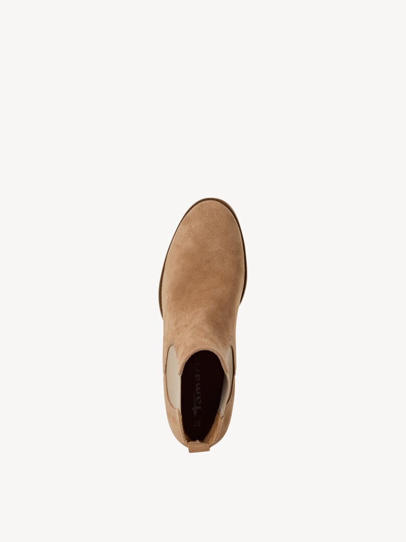 Tamaris Leder Chelsea Boot - Beige