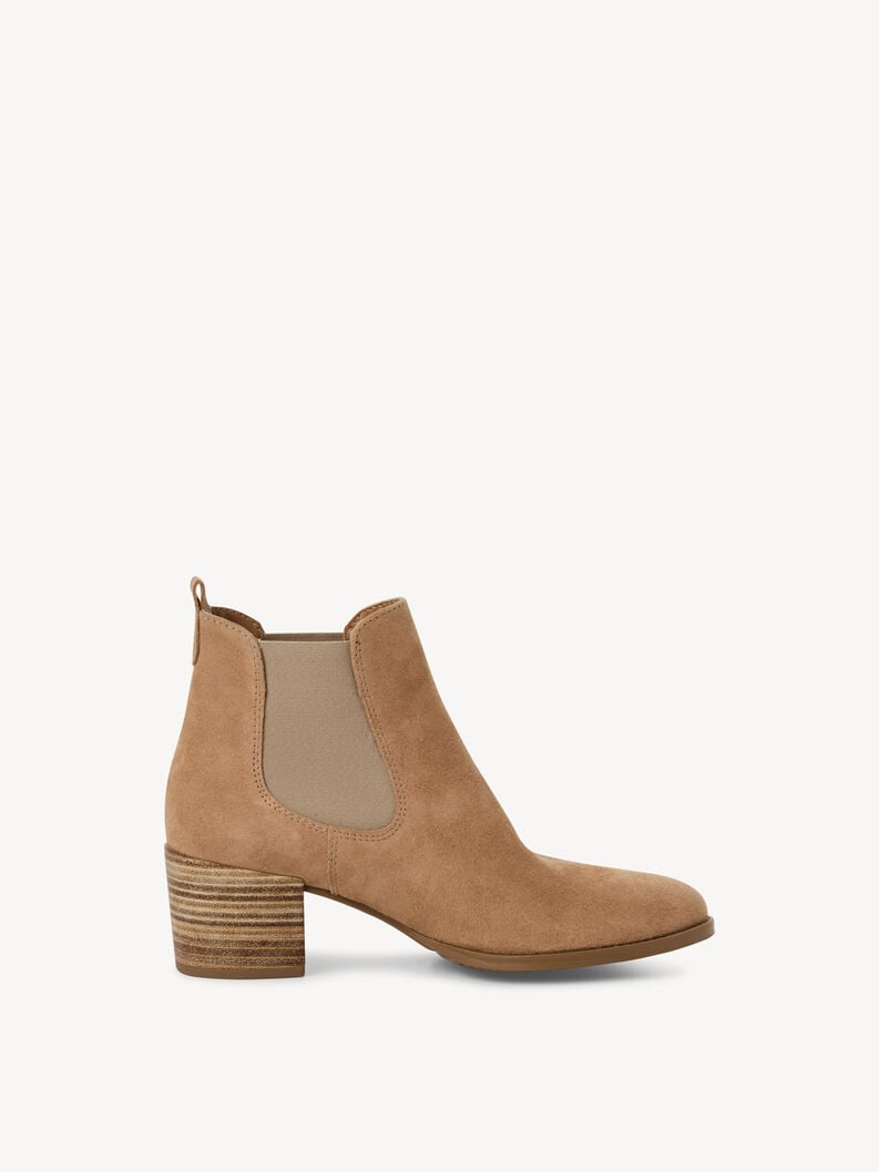 Tamaris Leder Chelsea Boot - Beige
