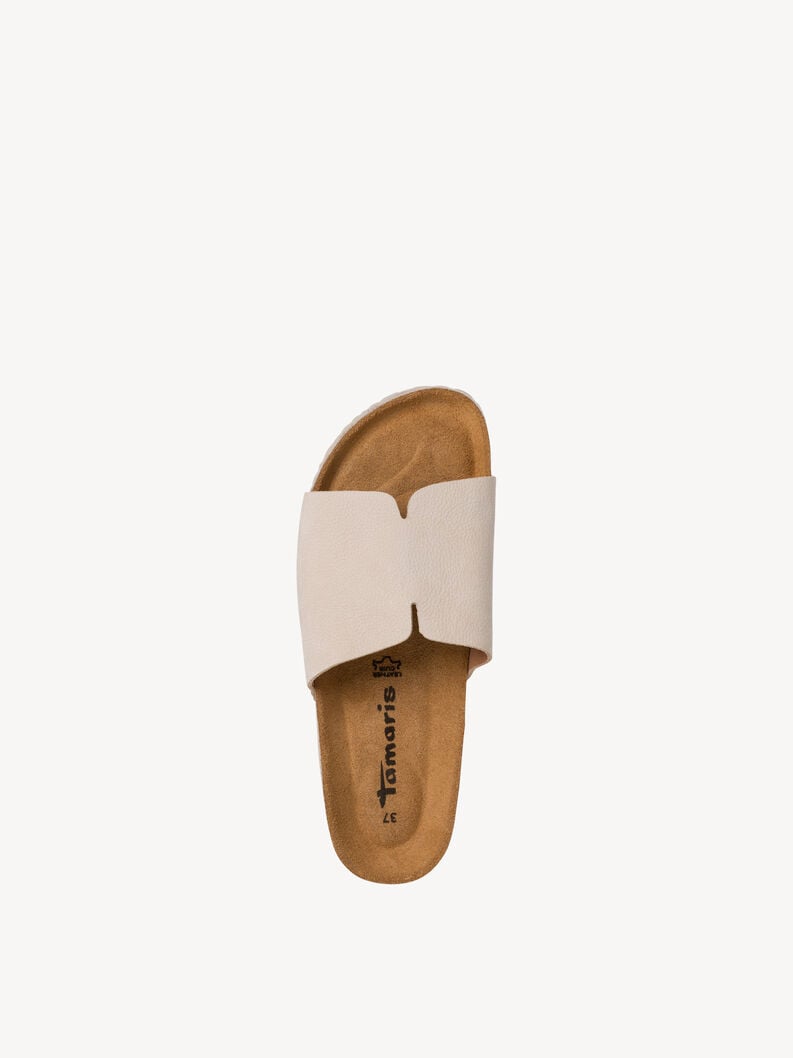 Tamaris Lederpantolette - Beige