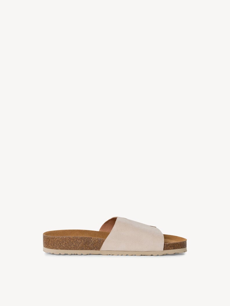 Tamaris Lederpantolette - Beige